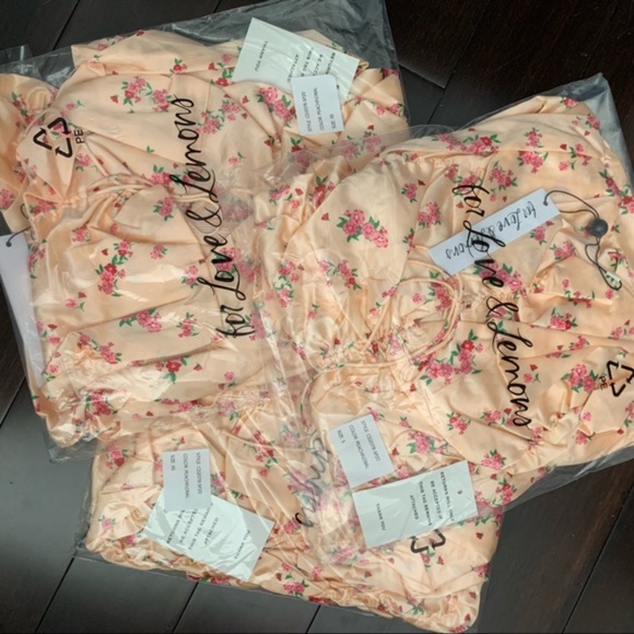 For Love and Lemons ASTER FLORAL MIDI DRESS - Picture 4 of 4